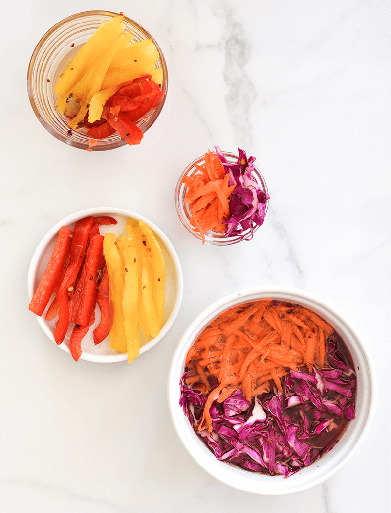 Make Your Own Vietnamese Inspired Quick Pickles with Rice Vinegar