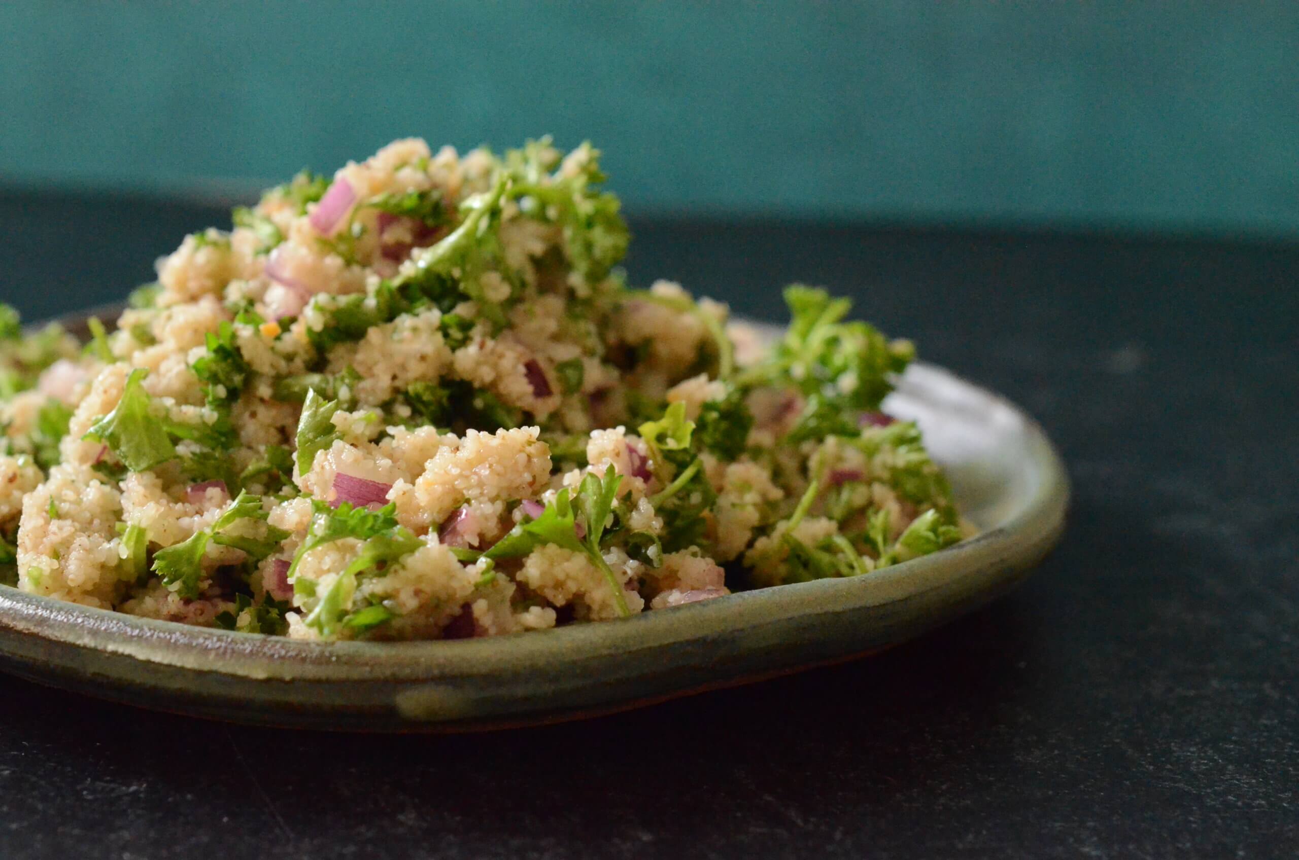 Fonia Tabouli: a simple salad recipe made with ancient grains