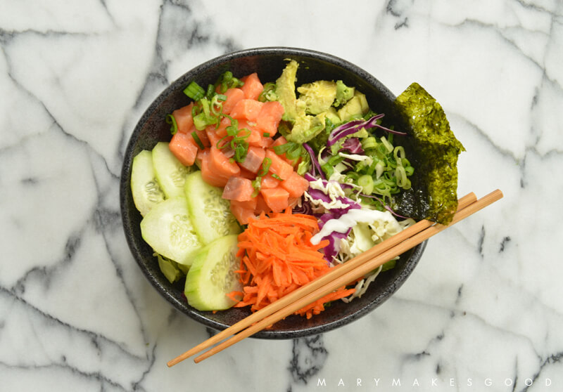 Salmon Poke Salad » Mary Makes Good